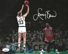 Signed  8x10 LARRY BIRD Boston Celtics  Autographed Photo w/JSA Witness COA