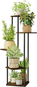 Corner Plant Stand Indoor, Tall Plant Shelf for Multiple Plants, Metal Flower Po