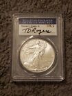 2022 PCGS Silver Eagle MS70, Thomas Rodgers Signed