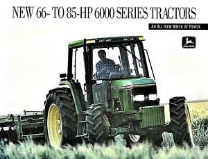 New Listing1993 JOHN DEERE 6000 SERIES FARM TRACTOR SALES BROCHURE CATALOG ~ 24 PAGES