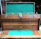 Vintage H. Gerstner & Sons Model S 681 Pattern Makers chest w/keys Walnut