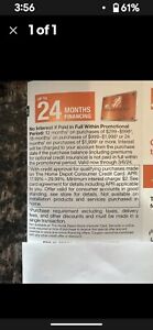 HOME DEPOT Coupon up to 24 months financing Coupon  Exp 03/06/24