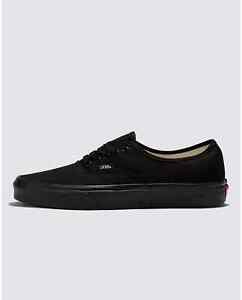 Vans Classic Unisex Authentic Black / Black  Shoes