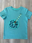 Tea Collection Teal Graphic Tee Shirt Boys Size 10 Fits Like 8