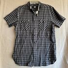 OBEY Worldwide Plaid Button Up Short Sleeve Mens Large New with Tags NWT