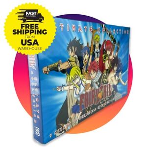 DVD Fairy Tail Ultimate Collection 9 Season TV Series 328 Eps + 2 Movies + 9 Ova