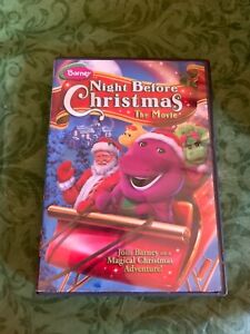 Barney night before Christmas          DVD tested~ SHELF209