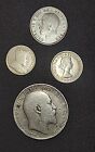 Lot of 4 Coins -  Foreign Silver Coin Lot ~