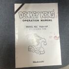 Nintendo DONKEY KONG Arcade Video Game Manual - good used original