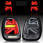 LED Tail Lights For 2014-22 Mini Cooper F55 F56 F57 Union Jack Smoked Rear Lamps (For: More than one vehicle)