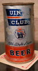1936 UINTA CLUB OI IRTP FLAT TOP BEER CAN BECKER  EVANSTON WYOMING KEGLINED