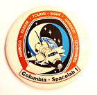 Original 1983 NASA STS-9 pinback Spacelab Space Shuttle Columbia astronaut
