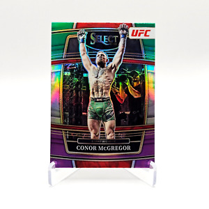 2022 Panini Select UFC #93 Conor McGregor (Green and Purple Prizm)