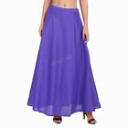 Women Solid Dupion Silk Skirt Free Size Party Night Club Cocktail Party Gift