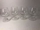 Vintage Hennessy Mini Snifter Glass Set Of 4 Original Box Etched Made in France