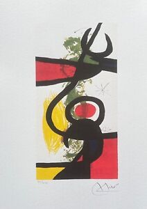 Joan Miro LES GRANDES Facsimile Signed Limited Edition Giclee Art 12