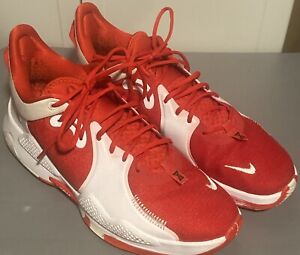 Men’s Size 14 - Nike PG 5 TB University Red- Paul George/Preowned- Some Wear