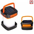 Solar Rechargeable LED Flashlight Power Camping Tent Light Torch Lantern Lamp US