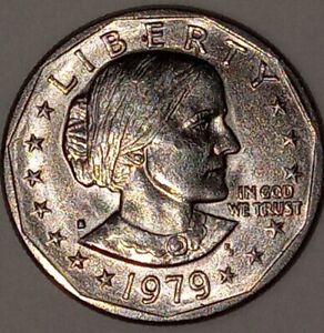 1979 Susan B Anthony Liberty  FG - Frank Gasparro ONE DOLLAR U.S. Coin