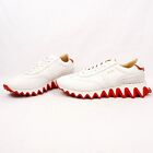 Christian Louboutin Loubishark Sneakers In White/Red - Men's Size EU 44