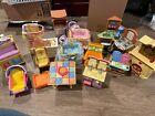 FISHER PRICE Loving Family Dollhouse FURNITURE FAMILY DOLLS USED LARGE LOT