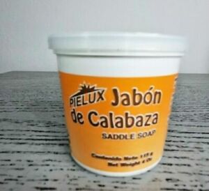 Natural Pumpkin Saddle Soap Cleaner/Conditioner PIELUX Jabon De Calabaza