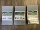 BRAND NEW / SEALED! Fuji H471S LOT OF 3  SVHS MASTER QUALITY.       032023