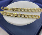 Solid 14K Yellow Gold Cuban Curb Link Chain Bracelet 6.5MM - Mens & Womens
