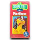 Sesame Street Home Video Visits The Firehouse VHS 1990 RARE VTG Vintage HTF CTW