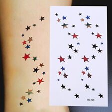Fashion Colorful Star Waterproof Temporary Tattoo Sticker Women Beauty Body `jm
