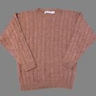 Vintage 80s brown sweater Mens size M