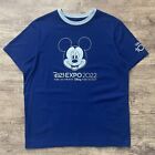 Disney D23 Expo T-Shirt 2022 Size Large Disney 100 Blue