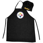 NFL Pittsburgh Steelers Chef Hat and Apron Set, Black, One Size
