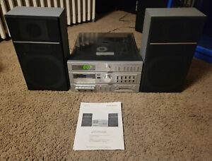 Vintage Sears Stereo System AM /FM Radio Cassette Tape Turntable Record Player