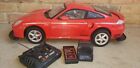 New Bright RC 1/6 Scale Red Porsche 911 Turbo W/ Box, Remote, Charger & Battery