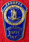 VIRGINIA STATE POLICE TROOPER CHALLENGE COIN (ELA CHP LAPD POLICE NOT NYPD