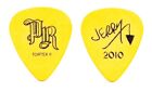 Papa Roach Jerry Horton Signature Yellow Guitar Pick - 2010 Tour