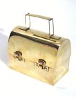 Vintage Cartier Sterling Silver Mini Lunch Box Purse; GOLD 