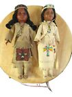 Vtg Cherokee Native American Dolls Lot Made by The Cherokees Qualla Reservation