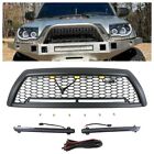Black Honeycomb Grille Fit For TOYOTA 4RUNNER 2006-2009 Front Grille W/Led Light