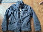 Abercrombie & fitch mens Sherpa-lined Military Jacket- Large