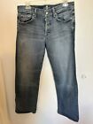 7 For All Man Kind Relaxed Men's Jeans 36x28 Stretchy  Button Fly Medium Wash