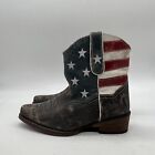 Roper American Beauty Womens Multicolor Leather Cowgirl Western Boots Size 7.5