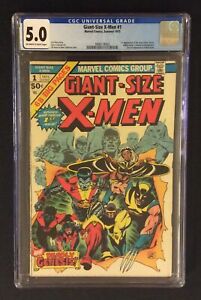 GIANT-SIZE X-MEN #1 Comic CGC 5.0 1ST APP NEW X-MEN STORM 2nd App Wolverine 1975