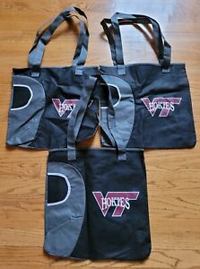 3 New Virginia Tech Reusable Cloth Bags Totes Grocery bags~14