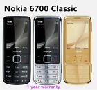 Nokia 6700 Classic 3 colors 3G Unlocked 5MP Bluetooth Mobile Phone - New Sealed
