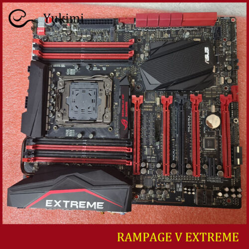 FOR ASUS RAMPAGE V EXTREME DDR4 LGA 2011-V3 128GB Motherboard Test OK