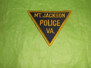 MT. JACKSON VIRGINIA Police  Patch  - New Old Stock