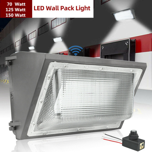 Commercial Electric Wall Pack Light 300-800W Equivalent Integrated Outdoor LED