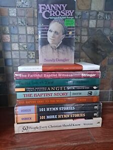 Lot Of 10  Christian Non-Fiction Books Hymn Stories Angels (BL#3)